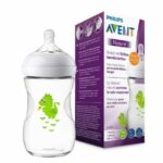 Philips Avent Natural Biberon din plastic cu tetina din silicon 260ml 1m+ SCF070/24