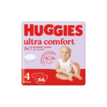 Scutece Huggies Ultra Comfort  4 (8-14 kg), 66 buc.