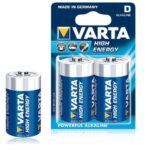 Baterii VARTA Mono HighEnergy D-2 buc