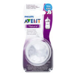 Philips Avent Tetina Natural 3luni+ cu debit mediu, fara BPA, 2 bucati