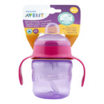 Philips Avent Cana cu tetina de formare 200ml 6m+ Girl SCF551/03