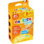 Vopsea de aplicare cu degetele Baby 8x50ml CARIOCA