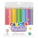 Set 24 creioane colorate Pastel Box CARIOCA