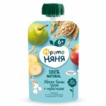 Piure din mar-banan-pere-cereale FN 90g