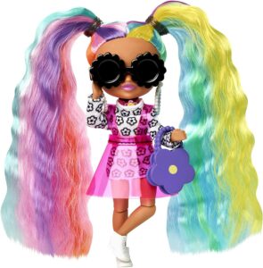 Barbie® Extra Mini in moda si accesorii, cu suport pentru papusi MATTEL - imagine 2