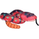 Jucarie de plus Sarpe rosu 137cm Wild Republic