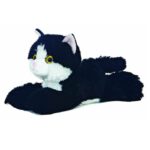 Jucarie plus motan alb/negru AURORA