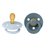 Suzete din latex Bibs Colour Symmetrical (0-6 luni) culoarea Baby Blue i Petrol