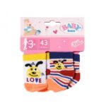 Ciorapi pentru papusi 43 cm -2 perechi in assort ZAPF