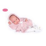 Papusa Nacida in blanita roz 42 cm Antonio Juan
