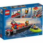 Barca de salvare a pompierilor CITY LEGO 60373 - imagine 7