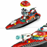 Barca de salvare a pompierilor CITY LEGO 60373 - imagine 3