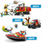 Barca de salvare a pompierilor CITY LEGO 60373 - imagine 6