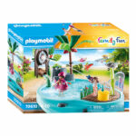 Small Pool with Water Sprayer