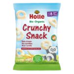 Holle Bio Organic gustare-inele de orez si linte (8 luni+) 25g