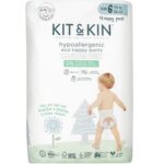 Scutece -Chilotei Kit and Kin Hipoalergenice Eco, Marimea 6, 15 kg + ,18 buc.