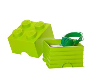 LEGO STORAGE BRICK 4 green (lime) - imagine 2