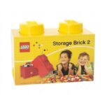 LEGO STORAGE BRICK 2 yellow