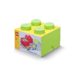 LEGO STORAGE BRICK 4 green (lime)