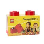 LEGO STORAGE BRICK 2 red