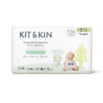 Scutece Kit and Kin Hipoalergenice Eco, Marimea 2, 4-8 kg,40 buc.