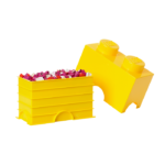 LEGO STORAGE BRICK 2 yellow - imagine 2