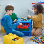 LEGO 3-DRAWER STORAGE RACK - BLUE - imagine 2
