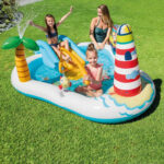 Centru de joaca gonflabil FISHING FUN 218x188x99cm, 2+ - imagine 2
