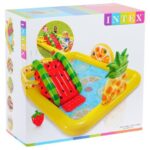 Centrul de joc gonflabil cu topogan FRUCTE 244x191x91cm, 57/493L, 2+