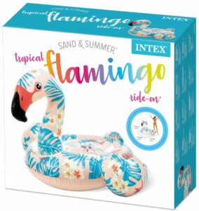 Pluta gonflabila FLAMINGO Tropical 142x137x97cm, 3+