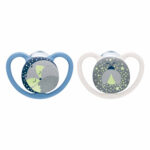 NUK Suzeta silicon de noapte SPACE 6-18 luni in cutie N2 — изображение 2