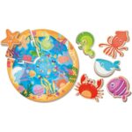 Montessori Puzzle rotund LISCIANI - imagine 2