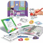 Joc educativ -Scoala de colorat si desen Peppa Pig LISCIANI - imagine 2