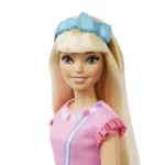 Papusa Barbie blonda cu un pisoi Mattel - imagine 2