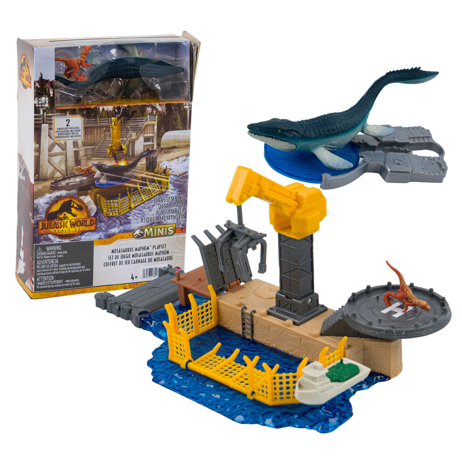 Set de joaca Mosasaurus Mayhem 15x24cm Jurassic World MATTEL Toys Toys
