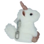 Jucarie plus Unicorn mini alb/roz (12 cm) DOUDOU