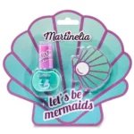 Set lac de unghii si pila Nail duo Let`s Be Mermaids Martinelia