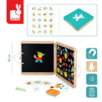 Puzzle magnetic geometric - imagine 2