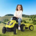 Smoby Tractor cu remorca verde — изображение 2