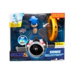 Figurina Sonic The Hedgehog 2, cu hoverboard si telecomanda