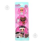 Set 3 figurine L.O.L. Surprise! seria OPP Tot + Pet + Lil Sis -Beatnik Babe + Darling Doggie + Lil Kicks