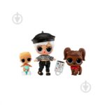 Set 3 figurine L.O.L. Surprise! seria OPP Tot + Pet + Lil Sis -Beatnik Babe + Darling Doggie + Lil Kicks — изображение 2