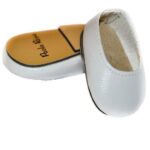 Incaltaminte cisme albe pentru papusa 32 cm