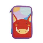 Penar echipat Animals 3 fermoare  in assort. CARIOCA