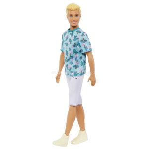Papusa Ken Fashionista cu par blond in tricou cu cactus MATTEL — изображение 2