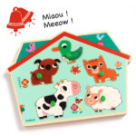 Puzzle din lenm/sunet Ouaf woof DJECO - imagine 2