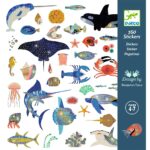 Abtibilduri metalice Ocean Djeco