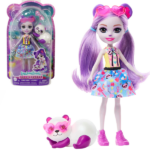 Set de joc Enchantimals - Papusa Pemma cu Panda Clamber MATTEL