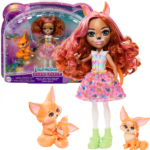 Set de joc Familia Enchantimals - Papusa cu vulpi fenec MATTEL