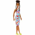 Papusa Barbie Fashionista in rochie crosetat MATTEL - imagine 2